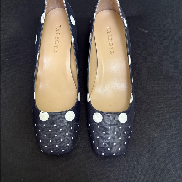 Talbots Polka Dot Shoes Size 6.5 and Matching Purse - Picture 3 of 3